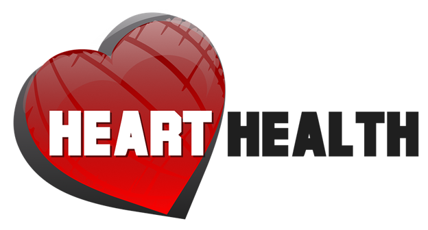 Drawing of a heart with the words Heart Health